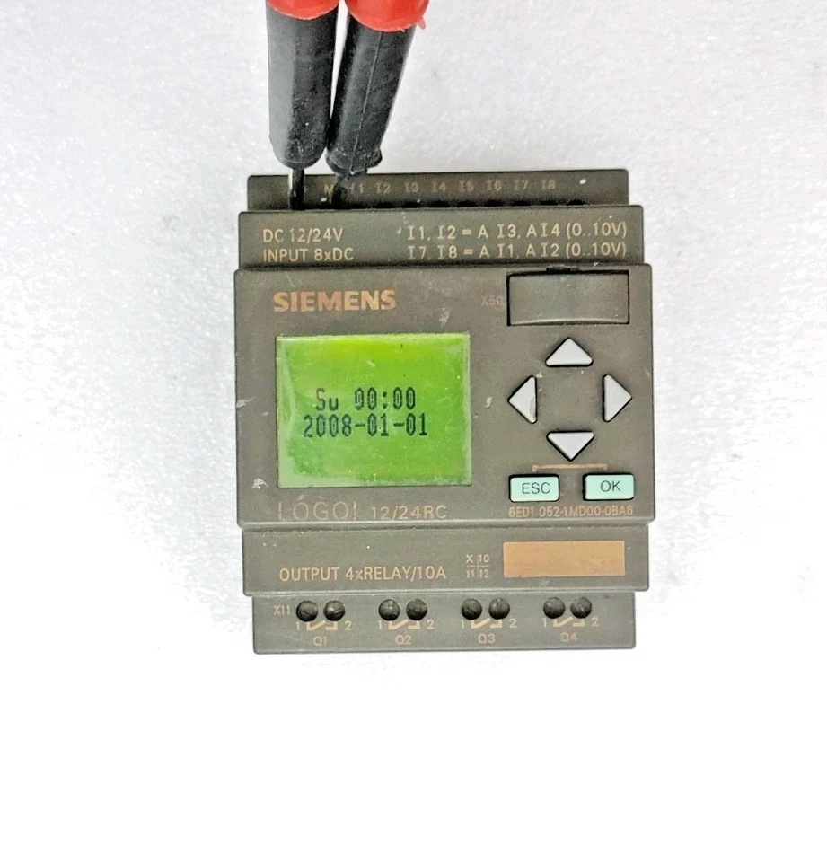 Siemens 6ED1052-1MD00-0BA6 12/24RC Logo 6ed10521md000ba6 Used Working Free Ship